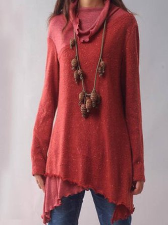 Cotton Casual Long Sleeve Top
