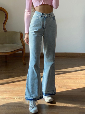 Color-Block Vintage Jeans