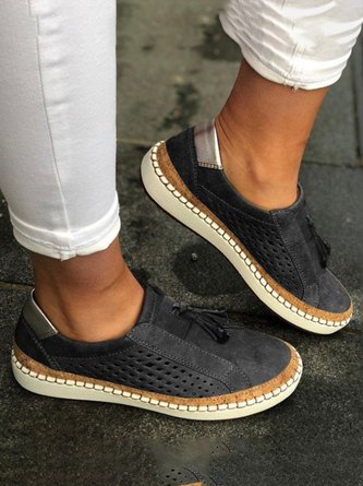 Andynzoe Slide Hollow-Out Round Toe Casual Women Sneakers