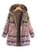 Long Sleeve Casual Hoodie Winter Teddy Bear Printed Warm Plus Size Coat