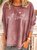 Letter Casual Long Sleeve Cotton-Blend Shirts & Tops