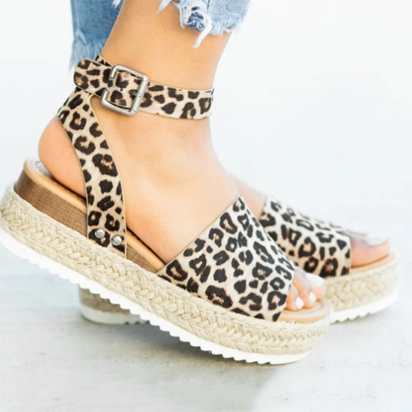 Andynzoe Women Summer Adjustable Buckle Platform Sandals