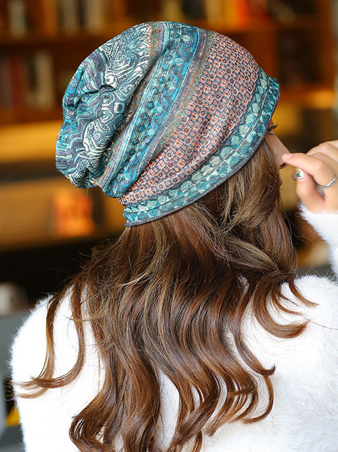 Casual Printed Knitted Hat