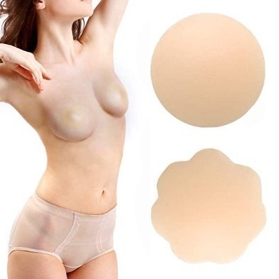 Nipple Covers Womens Reusable Adhesive Invisible Round Silicone Cover