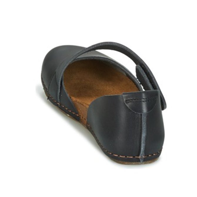 Pi Clue Cowhide Leather Flat Heel Summer Sandals