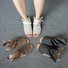 Andynzoe Women Denim Cloth Adjustable Buckle Sandals