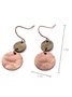 Andynzoe One-size Womens Vintage Alloy Round Earrings Accessories
