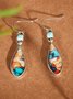 Vintage Colorful Glass Earrings