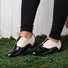 Andynzoe Color Block Oxford Shoes Casual PU Slip On Loafers