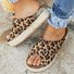 Andynzoe Women Peep Toe Platform Sandals Slip-On Slippers