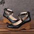 Clogs For Women Closed Toe Shoes Chunky Heel Heels Ankle Strap Sandals