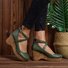 Clogs For Women Closed Toe Shoes Chunky Heel Heels Ankle Strap Sandals