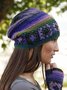 Andynzoe One-size Color-Block Casual Winter Knitted Hat