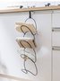 Creative Wrought Iron Hanging Chain Storage Rack and Multi-Function Modern Home Living Room Bedroom Coat and Debris Storage Rack
