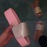 Women's Slip-On Rhinestone Open Toe Platform Casual Slipper