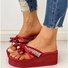 Women Casual Summer COmfy Wedge Slip On Sandals