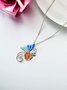Butterfly Rose Necklace Dresses Jewelry